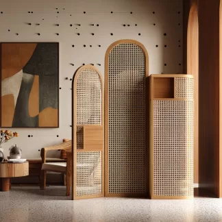 New Chinese-style creative solid wood screen for living room, tea room, study, high-end design sense screen, bedroom, entrance hall screen curtain