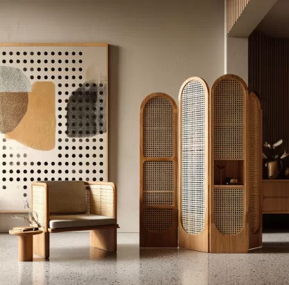 New Chinese-style creative solid wood screen for living room, tea room, study, high-end design sense screen for bedroom and entrance hall - Image 5