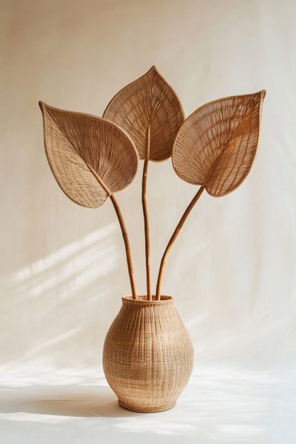 Vases, solid wood bouquets, living room decorations, dried flowers, Christmas atmosphere, New Year's dining table, modern and simple, small Nordic style - Image 6