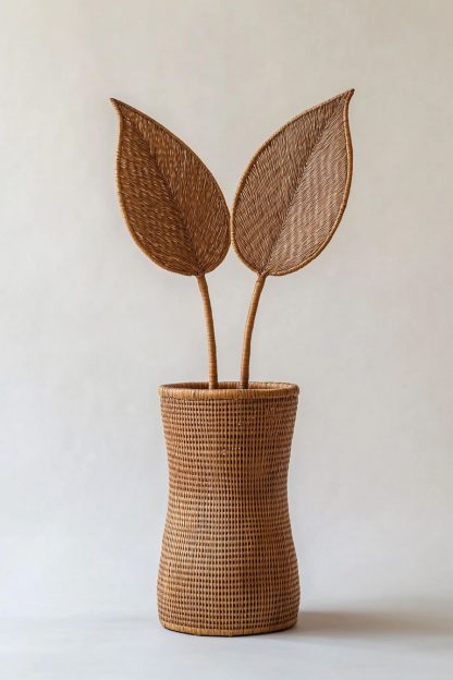 Nordic-style rattan leaf real flower living room tabletop and dining table decoration - Image 9