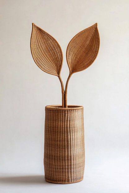 Nordic-style rattan leaf real flower living room tabletop and dining table decoration - Image 8