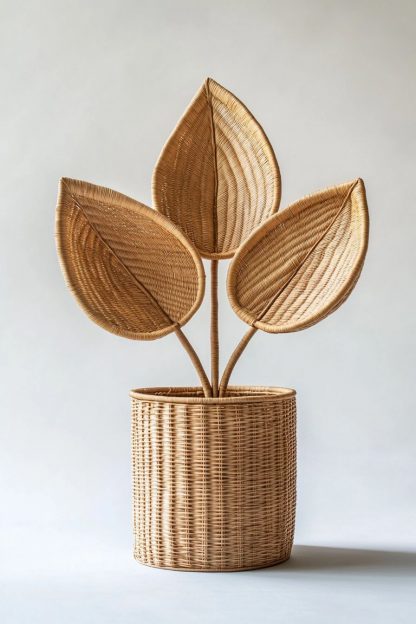 A modern and simple living room, a French retro dining table, a Nordic vase decoration, and a portable shopping basket for the entrance hall - Image 9