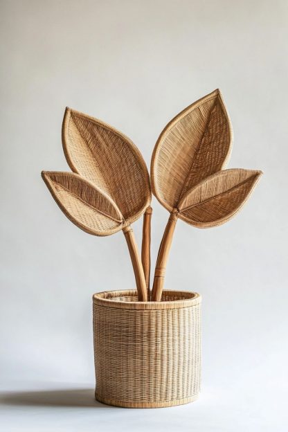 A modern and simple living room, a French retro dining table, a Nordic vase decoration, and a portable shopping basket for the entrance hall - Image 8