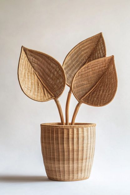 A modern and simple living room, a French retro dining table, a Nordic vase decoration, and a portable shopping basket for the entrance hall - Image 6