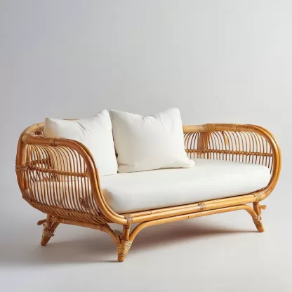Outdoor sofa combination, casual rattan weaving, outdoor garden balcony, indoor living room, real rattan weaving sofa, hotel - Image 5