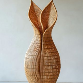A new abstract and twisted style vase, a Nordic minimalist interior decorative item