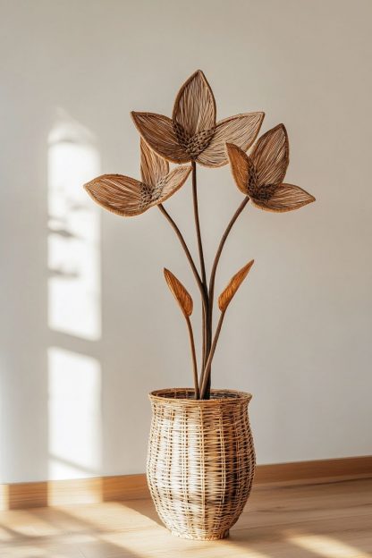 The Nordic-style real flower bouquet for the living room and dining table decoration creates a country-style home atmosphere - Image 9