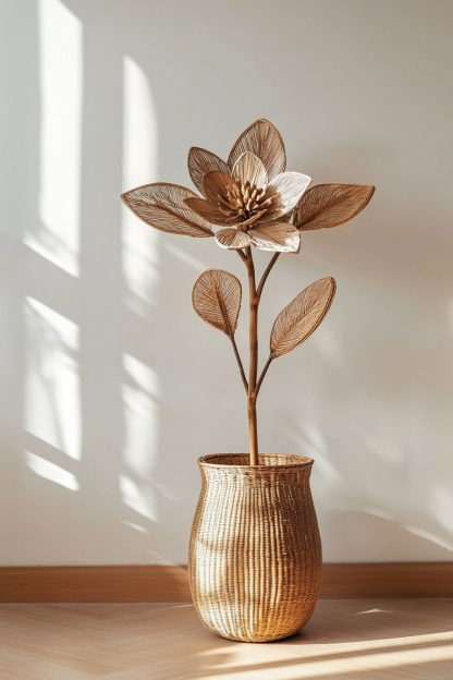 The Nordic-style real flower bouquet for the living room and dining table decoration creates a country-style home atmosphere - Image 6