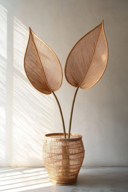 New Chinese-style ironwork banana leaf wall decorations and wall hangers, metal wall decorations, creative wall decorations for Southeast Asian entrance halls - Image 3