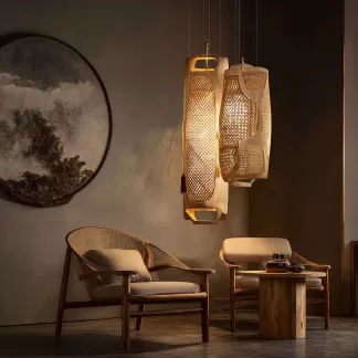 New Chinese-style solid wood floor lamp for living room, tea room, study, high-end design sense, floor table lamp for bedroom, entrance hall
