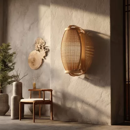 New Chinese-style creative solid wood floor lamp, high-end design floor table lamp for living room, tea room and study - Image 5