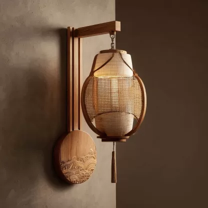 New Chinese-style chandeliers for living rooms, dining rooms, bedrooms, studies, tea rooms, Zen and retro Chinese style lighting fixtures for homestays and hotels - Image 2