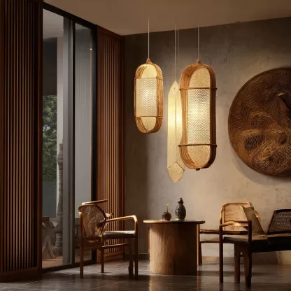 New Chinese-style creative solid wood floor lamp, high-end design floor table lamp for living room, tea room and study - Image 6