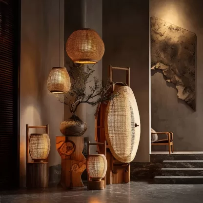 New Chinese-style all-copper chandelier, light luxury villa, grand dining room, bedroom, new solid wood living room lamp, ceiling lamp - Image 8