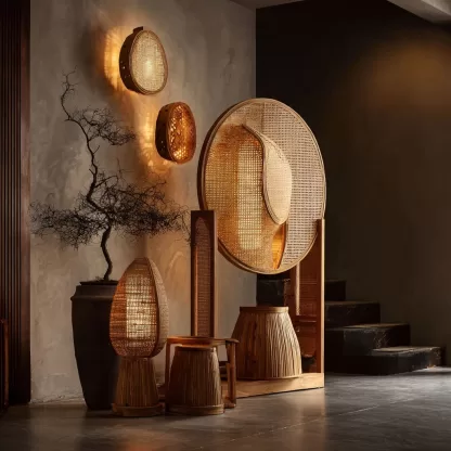 New Chinese-style all-copper chandelier, light luxury villa, grand dining room, bedroom, new solid wood living room lamp, ceiling lamp