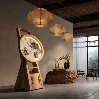 New Chinese-style all-copper wall lamps, hall grille, new background wall, guest lamps, high-end and elegant bedroom bed - Image 3