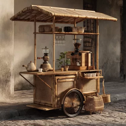 Three-wheeled bicycles for street vending, snack shops, Golden Street coffee carts, inverted donkey carts, night markets, and mobile food carts - Image 9