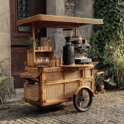 Three-wheeled bicycles for street vending, snack shops, Golden Street coffee carts, inverted donkey carts, night markets, and mobile food carts - Image 5