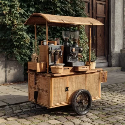 Three-wheeled bicycles for street vending, snack shops, Golden Street coffee carts, inverted donkey carts, night markets, and mobile food carts - Image 4