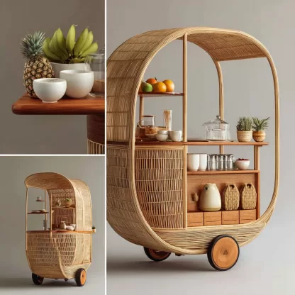 Outdoor market stall cart mobile trolley, night market stall cart mobile trolley, night market stall cart mobile trolley - Image 8
