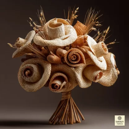 Creative decorative flower bouquets for homestay hotels, office vases, artificial flower decorations, combination bouquets, chrysanthemums - Image 2