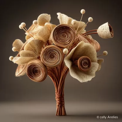 A set of genuine plant, dried flower and fruit combination vases for home decoration, kitchen, entrance and dining room ornaments - Image 9