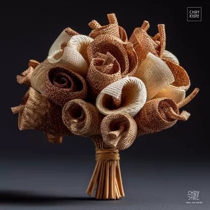 Creative decorative flower bouquets for homestay hotels, office vases, artificial flower decorations, combination bouquets, chrysanthemums - Image 6