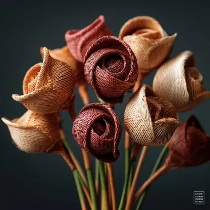 Real plant dried flowers and fruits, country-style decorative ornaments, can be used as materials for flower arrangement and as props for shooting artificial flowers - Image 6