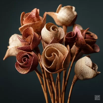 Real plant dried flowers and fruits, country-style decorative ornaments, can be used as materials for flower arrangement and as props for shooting artificial flowers - Image 7