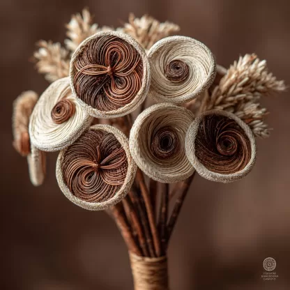 Wabi-sabi dried flower branches and natural dried branches are suitable for home, homestay, living room decoration, artificial flower interior decoration - Image 4