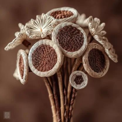 Wabi-sabi dried flower branches and natural dried branches are suitable for home, homestay, living room decoration, artificial flower interior decoration - Image 6